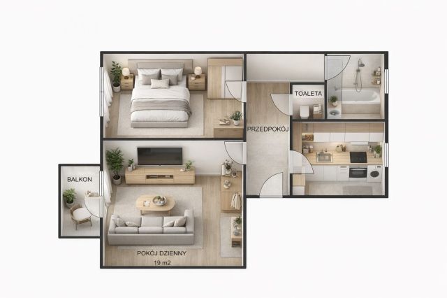 Mieszkanie 2-pokojowe Bydgoszcz Fordon, ul. Wyzwolenia. Zdjęcie 15