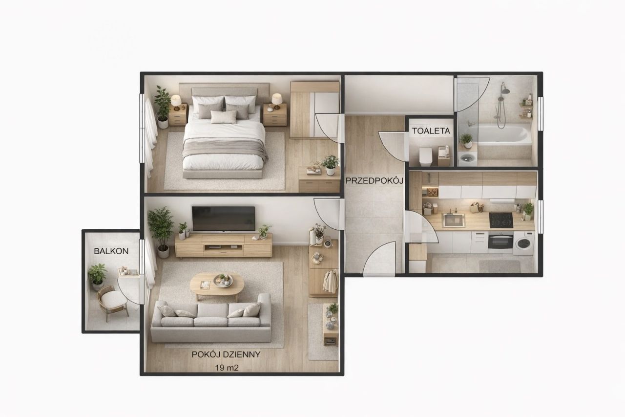 Mieszkanie 2-pokojowe Bydgoszcz Fordon, ul. Wyzwolenia. Zdjęcie 15