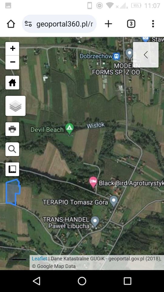 Działka budowlana Wysoka Strzyżowska. Zdjęcie 4