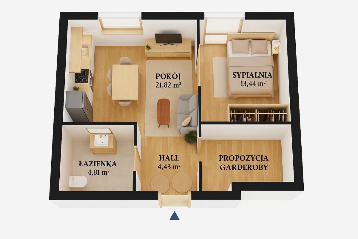 Mieszkanie 2-pokojowe Warszawa Śródmieście, ul. Zygmunta Słomińskiego. Zdjęcie 21