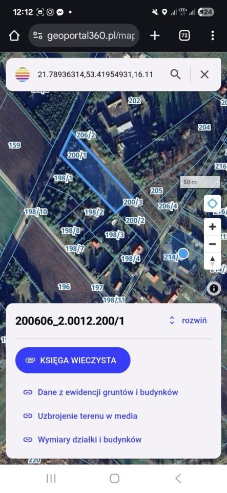 Działka rolno-budowlana Popiołki