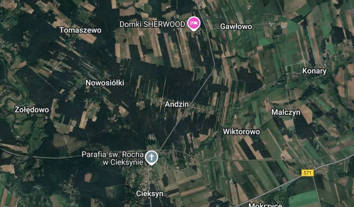 Działka rolno-budowlana Andzin