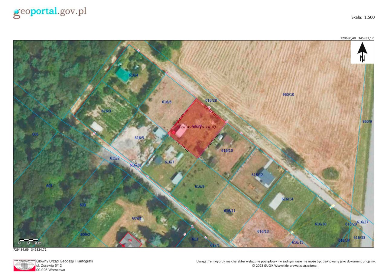 Działka budowlana Kraśnik Zarzecze Pierwsze. Zdjęcie 6