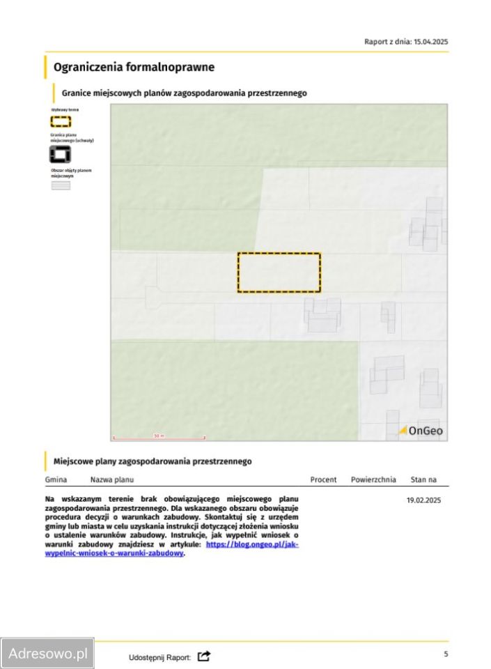 Działka budowlana Nądnia. Zdjęcie 11