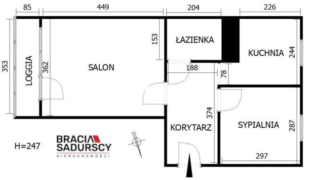 Mieszkanie 2-pokojowe Kraków Nowa Huta, os. Albertyńskie. Zdjęcie 3