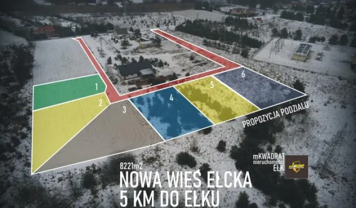 Działka budowlana Nowa Wieś Ełcka, ul. Sportowa