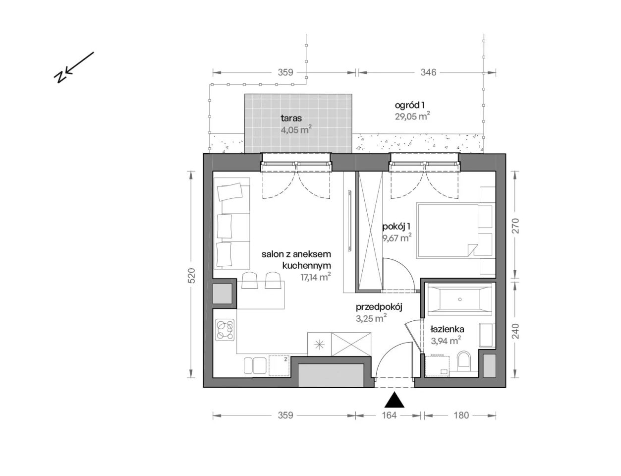 Mieszkanie 2-pokojowe Katowice Brynów, ul. Ceglana. Zdjęcie 7