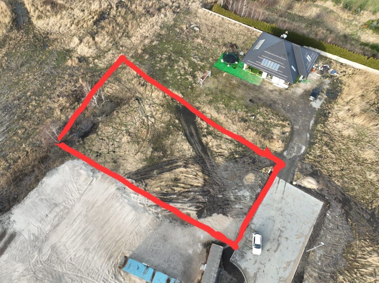 Działka budowlana Zieleniewo, ul. Nagietkowa