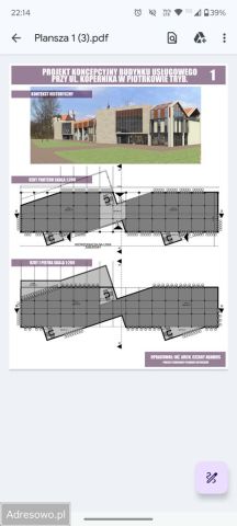 Działka inwestycyjna Piotrków Trybunalski Śródmieście, al. Mikołaja Kopernika. Zdjęcie 1