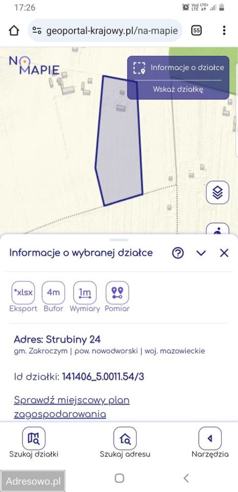 Działka siedliskowa Strubiny. Zdjęcie 4