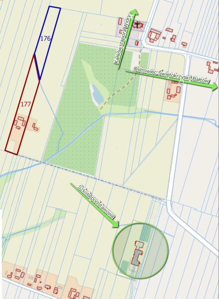 siedlisko, 3 pokoje Boleszyn Boleszyn-Kolonie. Zdjęcie 11