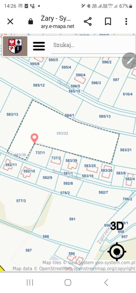 Działka budowlana Żary. Zdjęcie 2