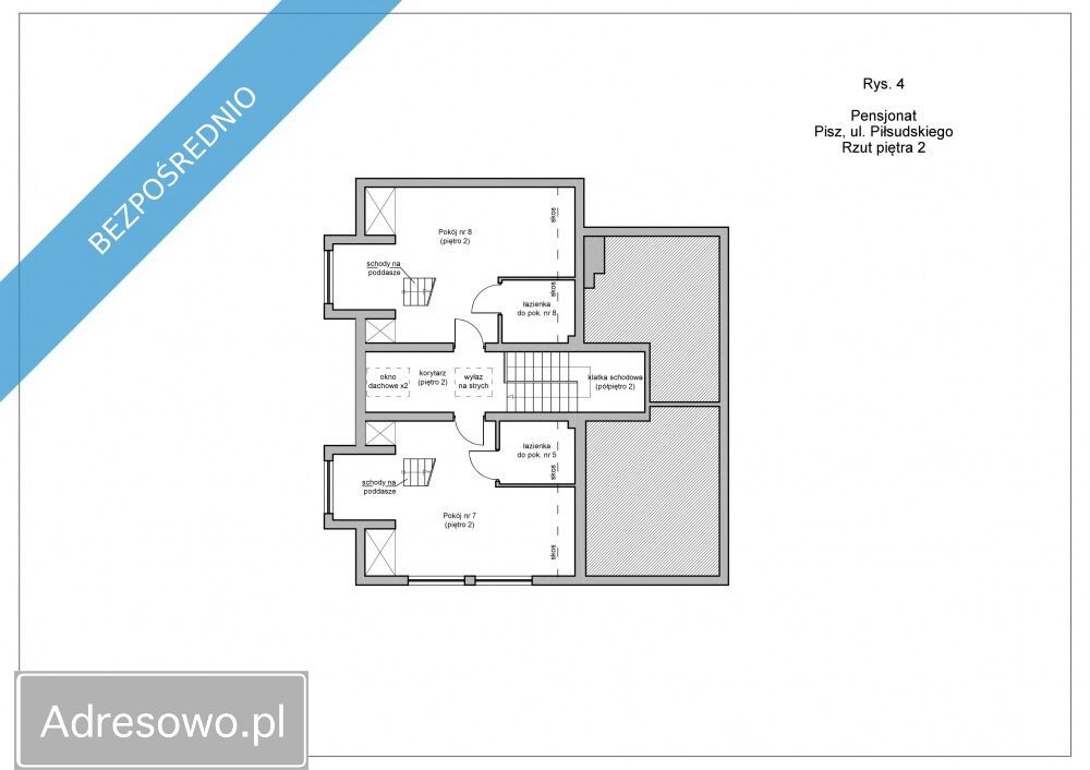 Hotel/pensjonat Pisz, al. Józefa Piłsudskiego. Zdjęcie 13