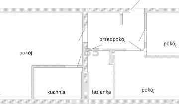 Mieszkanie 3-pokojowe Łódź Zarzew, ul. Rawska