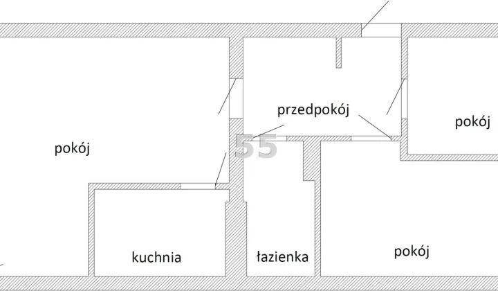 Mieszkanie 3-pokojowe Łódź Zarzew, ul. Rawska