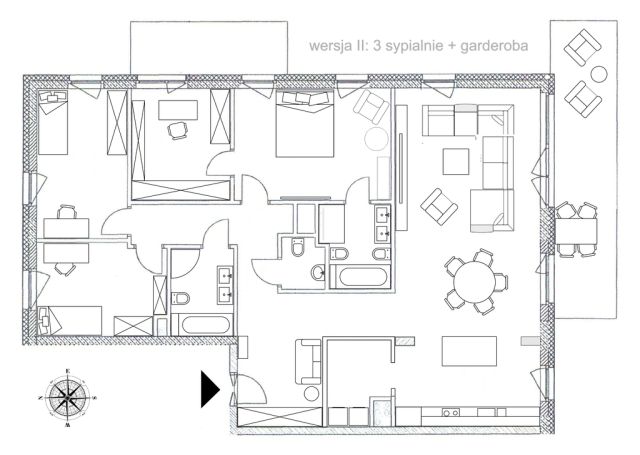 Mieszkanie 5-pokojowe Warszawa Mokotów, ul. Rajskich Ptaków. Zdjęcie 20