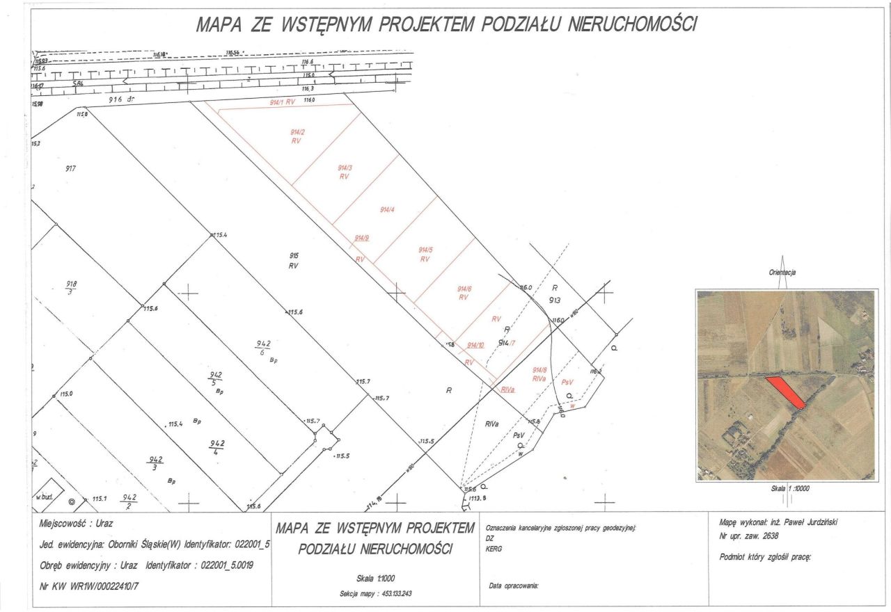 Działka budowlana Uraz, ul. 3 Maja. Zdjęcie 2