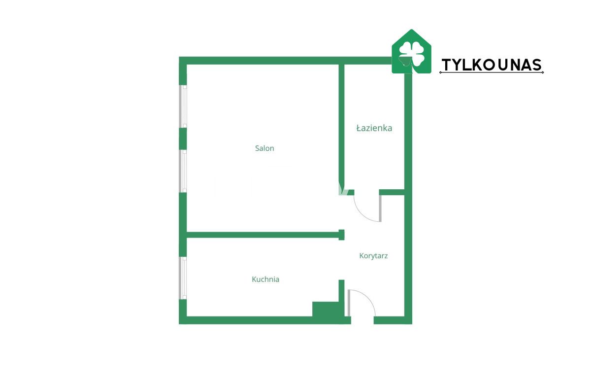 Mieszkanie 1-pokojowe Gdańsk Jasień, ul. Konrada Guderskiego. Zdjęcie 1
