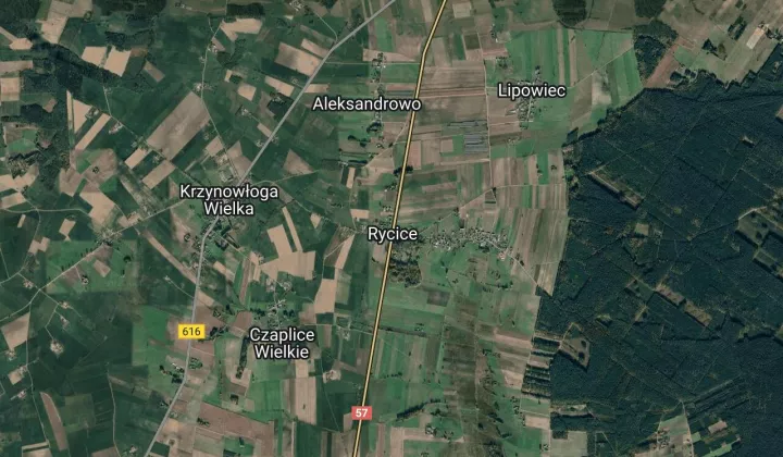 Działka rolna Rycice