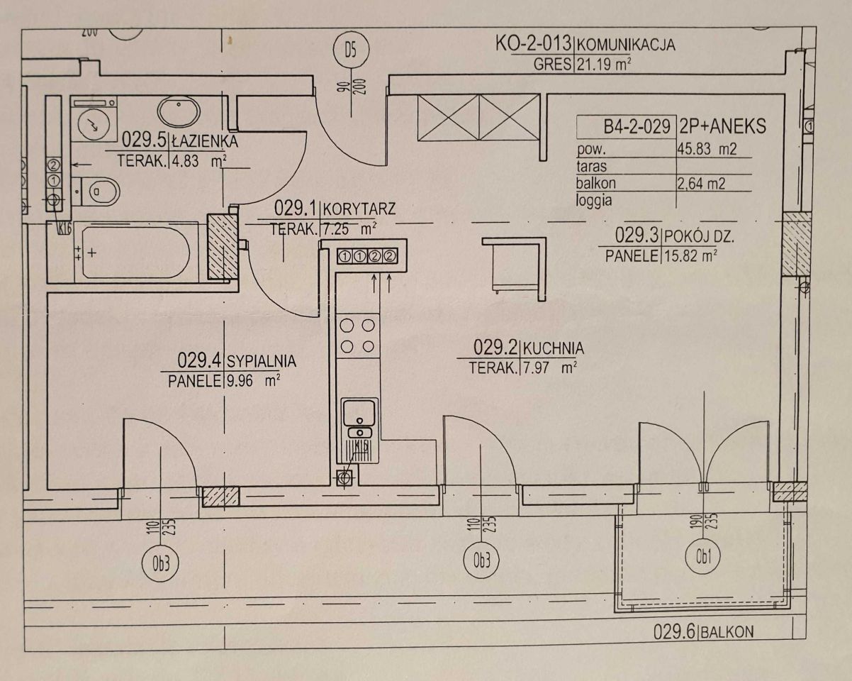 Mieszkanie 2-pokojowe Legionowo, ul. Kazimierza Wielkiego. Zdjęcie 2