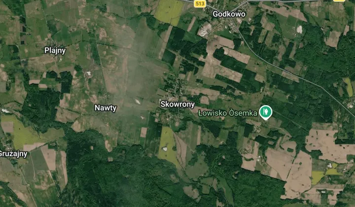 Działka rolna Skowrony