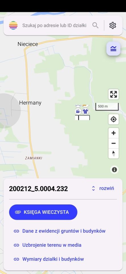 Działka leśna Hermany. Zdjęcie 1