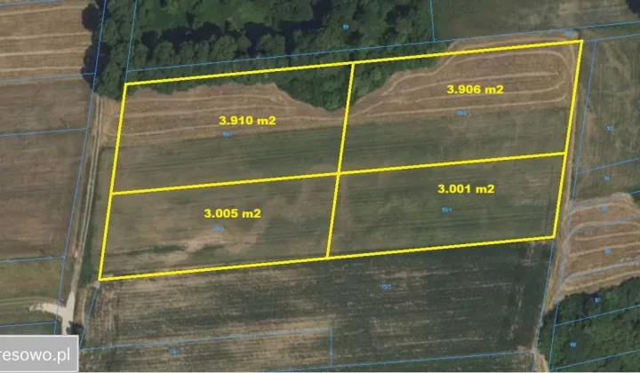 Działka budowlana Suliszew