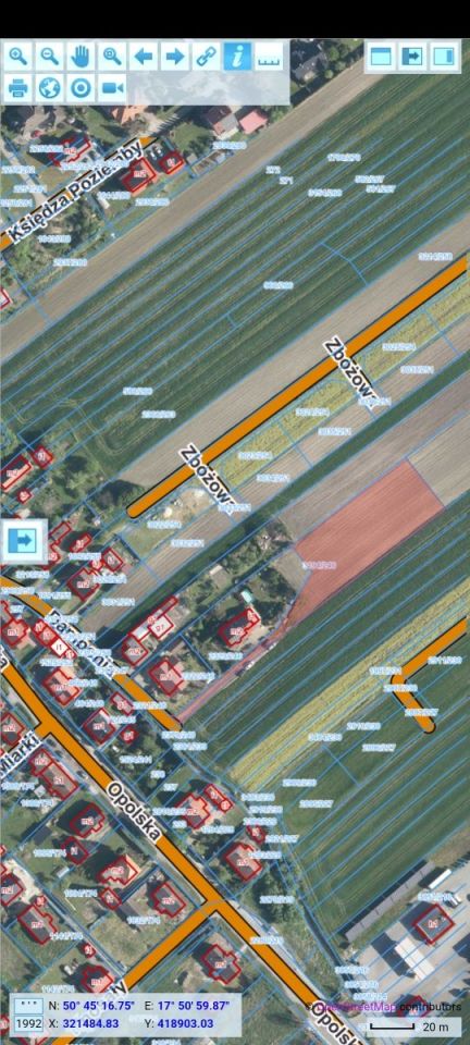 Działka budowlana Dobrzeń Wielki, ul. Dambonia. Zdjęcie 1