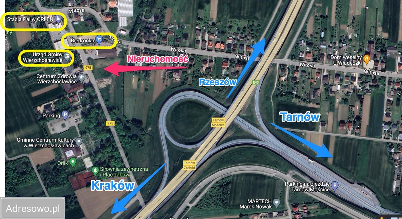 Działka budowlana Wierzchosławice. Zdjęcie 3