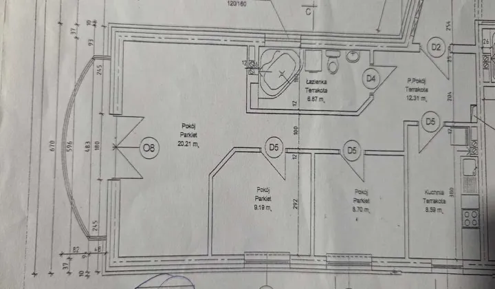 Mieszkanie 3-pokojowe Włocławek Centrum