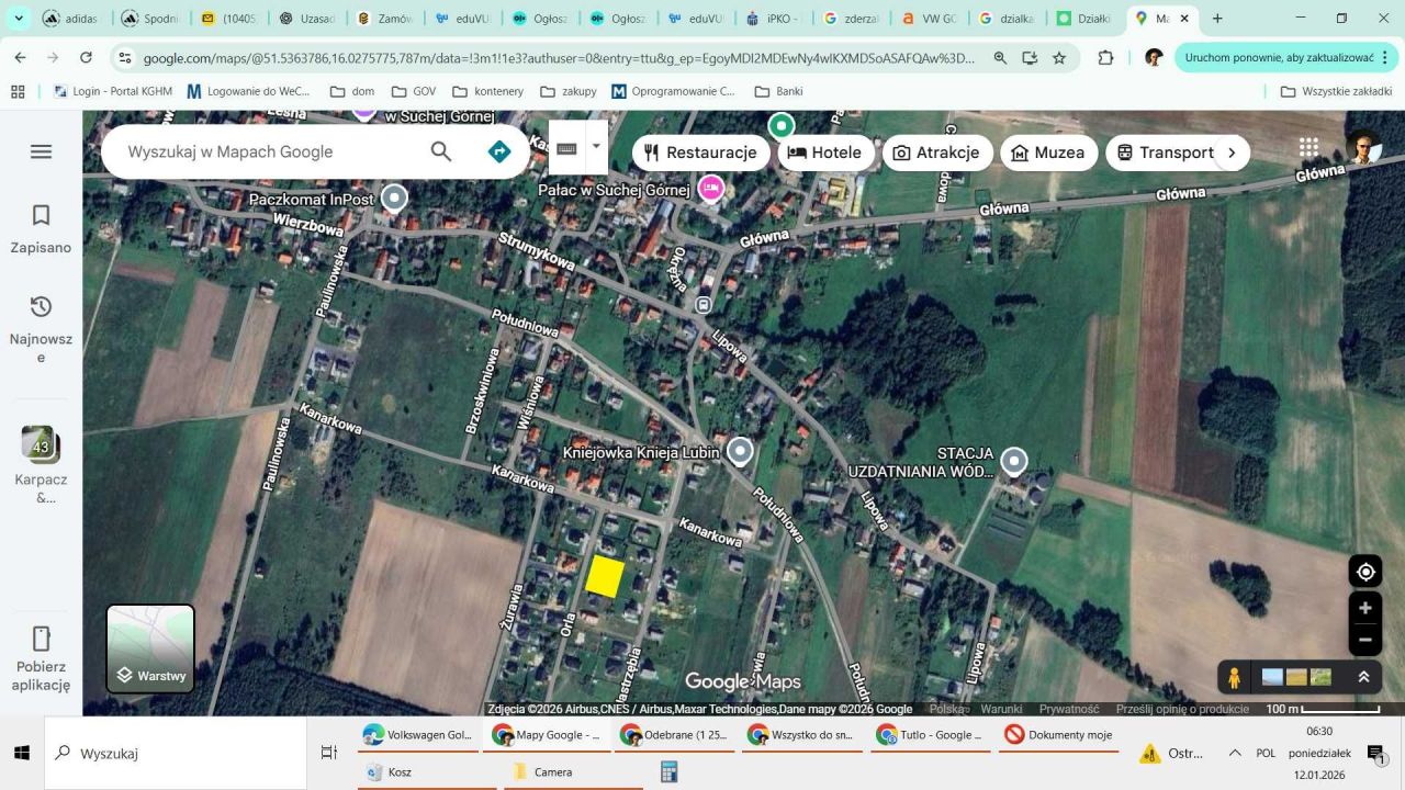 Działka budowlana Sucha Górna. Zdjęcie 3