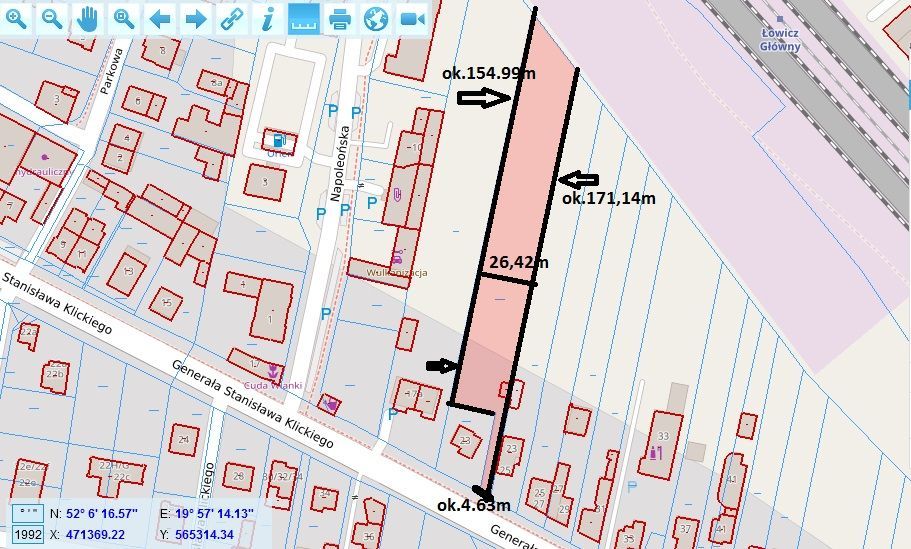 Działka inwestycyjna Łowicz. Zdjęcie 3