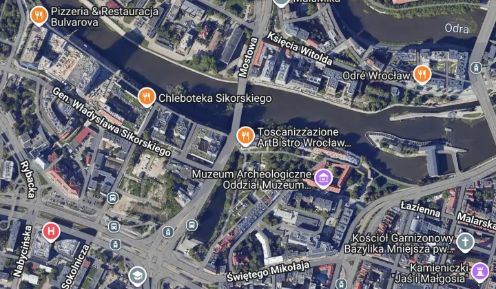 Mieszkanie 1-pokojowe Wrocław Stare Miasto, pl. Jana Pawła II