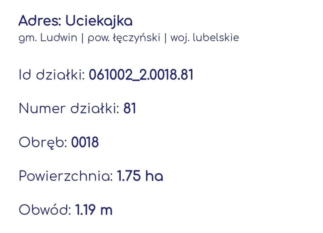 Działka rolna Uciekajka. Zdjęcie 3