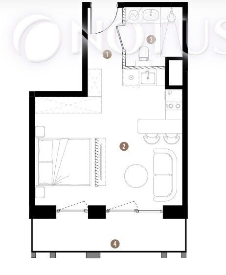 Mieszkanie 2-pokojowe Katowice Śródmieście, ul. Gliwicka. Zdjęcie 4