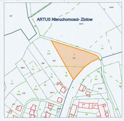 Działka inna Złotów, ul. ks. dr. Bolesława Domańskiego. Zdjęcie 3