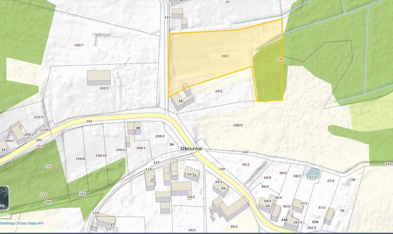 Działka budowlana Obiszów. Zdjęcie 2