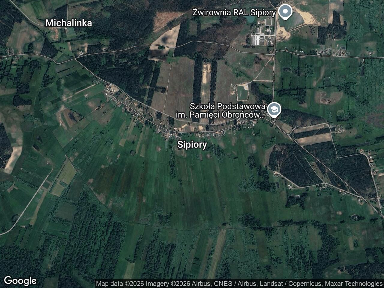 Działka leśna Sipiory. Zdjęcie 1