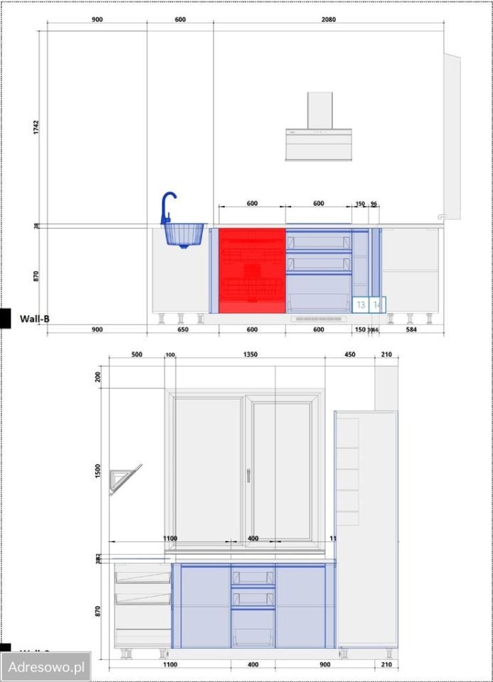 Mieszkanie 2-pokojowe Łódź Bałuty, ul. Mokra. Zdjęcie 19