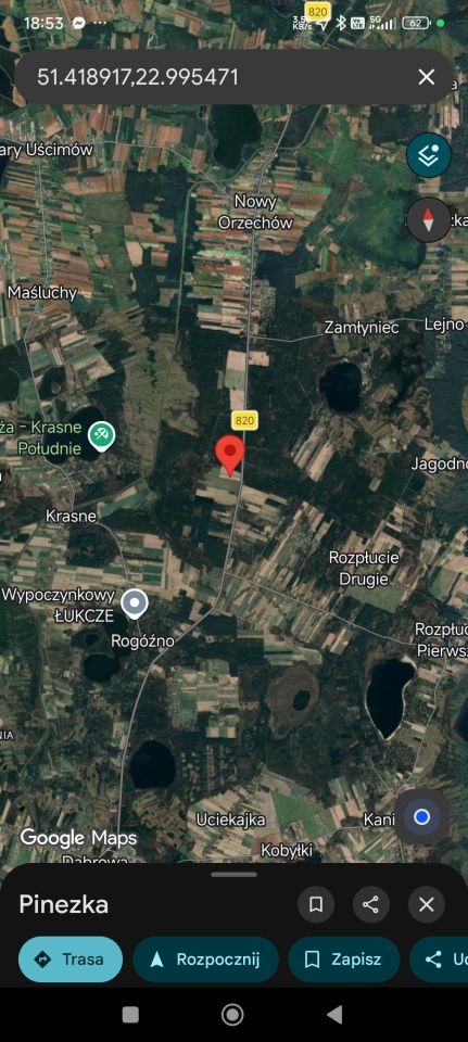 Działka rolno-budowlana Rogóźno. Zdjęcie 1