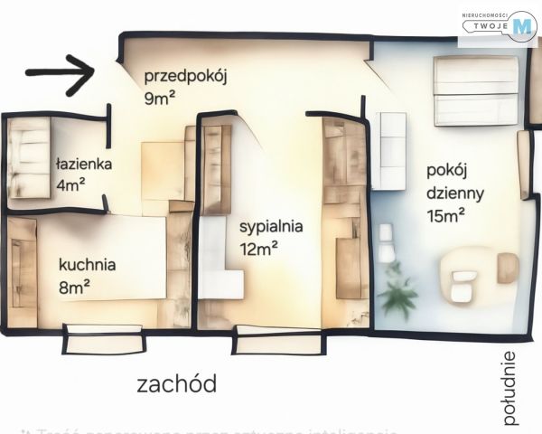 Mieszkanie 2-pokojowe Jędrzejów, ul. Feliksa Przypkowskiego. Zdjęcie 15