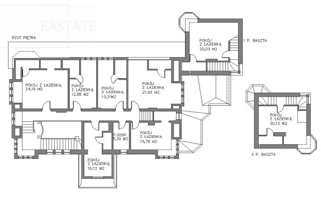 dworek, 18 pokoi Łódź Arturówek, ul. Studencka. Zdjęcie 14