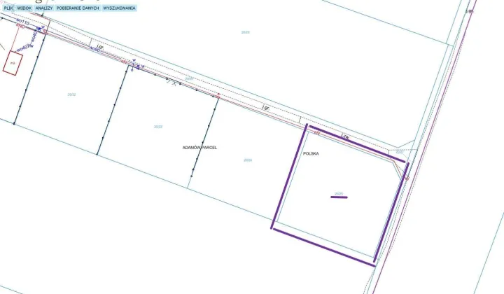 Działka budowlana Adamów-Parcel, ul. Złota