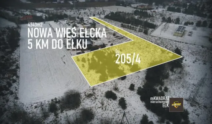 Działka budowlana Nowa Wieś Ełcka, ul. Sportowa