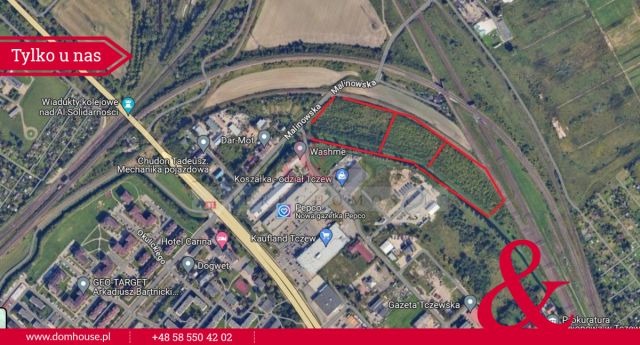 Działka inwestycyjna Tczew, ul. Malinowska. Zdjęcie 3