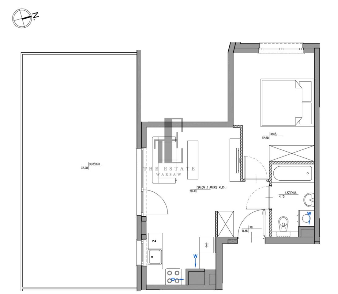 Mieszkanie 2-pokojowe Warszawa Bemowo, ul. Szeligowska. Zdjęcie 11
