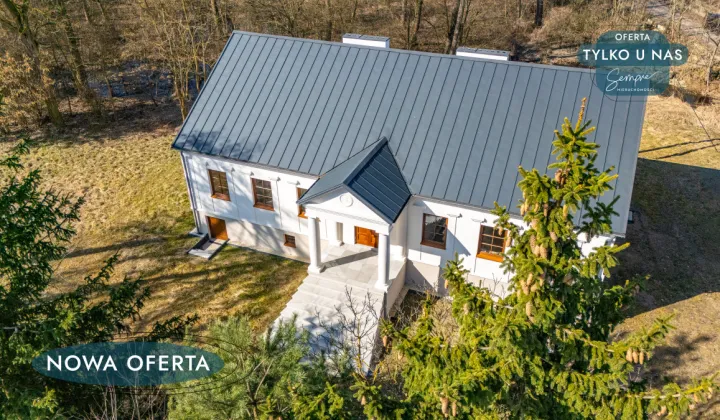 dworek, 5 pokoi Małyń