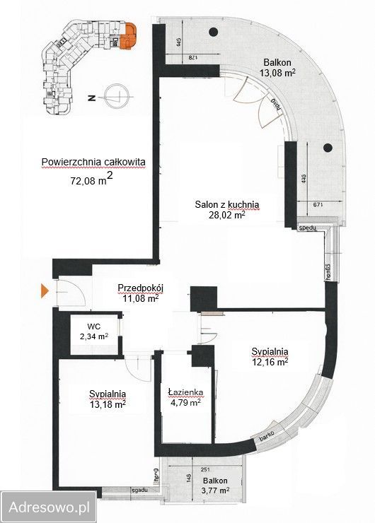 Mieszkanie 3-pokojowe Kraków Grzegórzki, ul. płk. Francesco Nullo. Zdjęcie 18