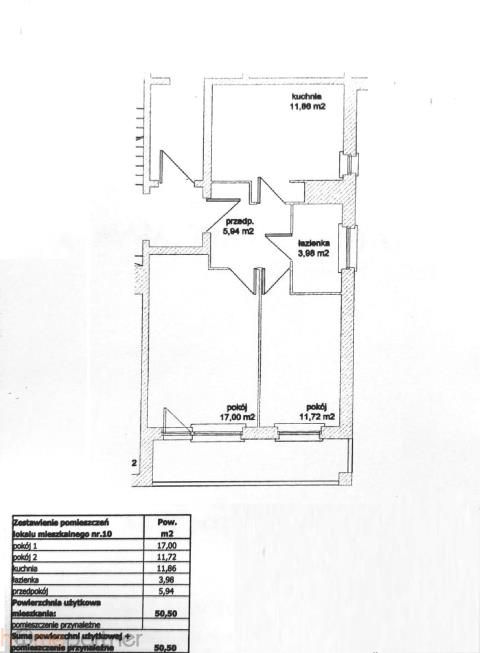 Mieszkanie 2-pokojowe Wrocław Śródmieście, ul. Marcellego Bacciarellego. Zdjęcie 15