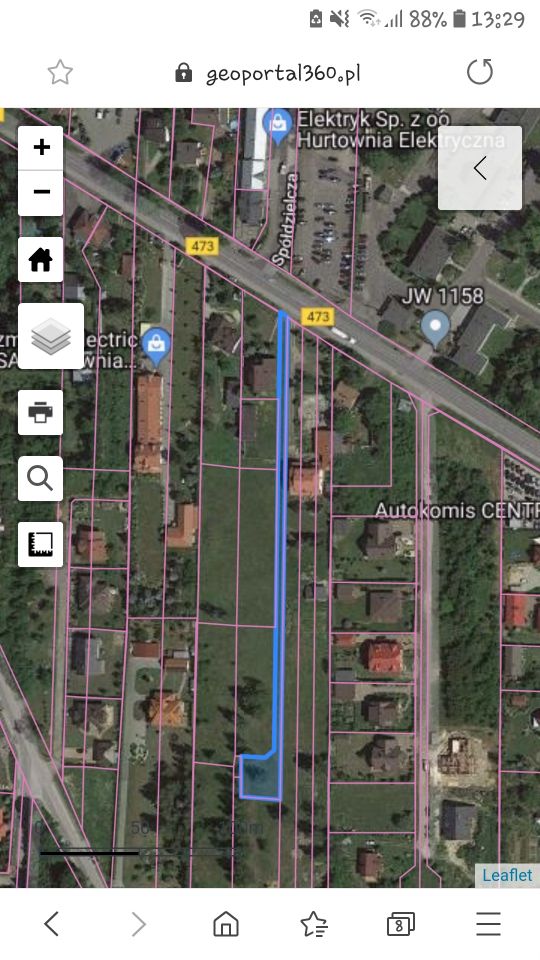 Działka budowlana Łask, ul. 9 Maja. Zdjęcie 4